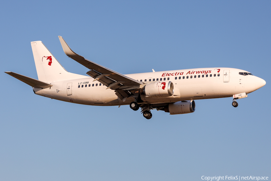 Electra Airways Boeing 737-3H4 (LZ-EBB) | Photo 582348