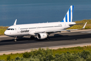 Condor Airbus A320-214 (LZ-FBG) at  Corfu - International, Greece