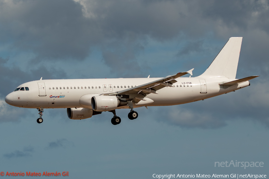 Fly2Sky Airbus A320-214 (LZ-FSB) | Photo 674574