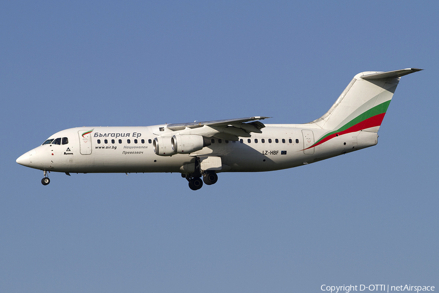 Bulgaria Air BAe Systems BAe-146-300 (LZ-HBF) | Photo 349551