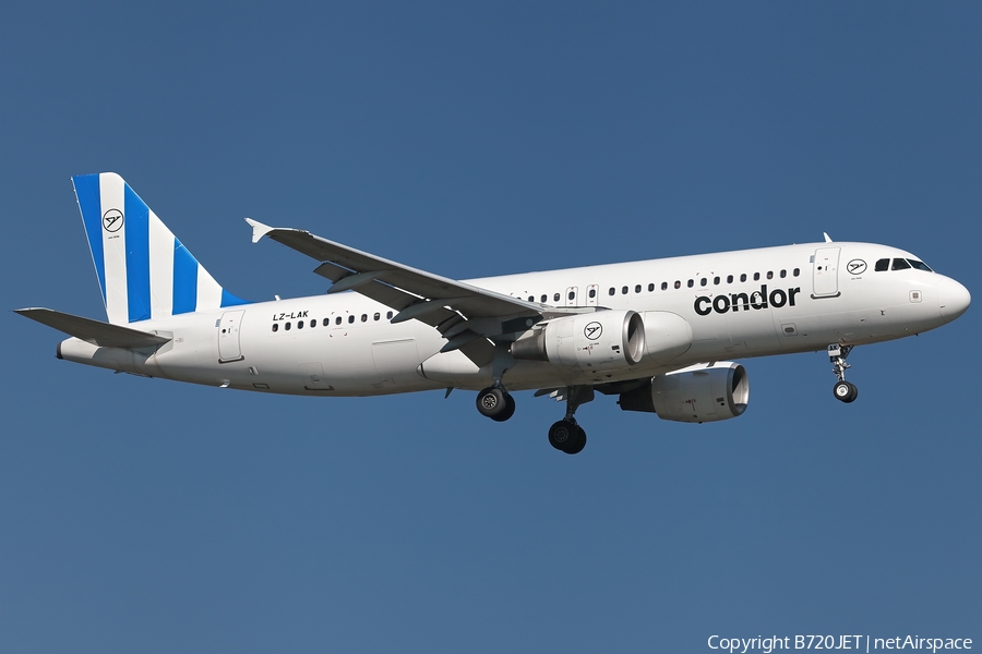 Condor Airbus A320-214 (LZ-LAK) | Photo 588026