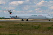 European Air Charter McDonnell Douglas MD-82 (LZ-LDN) at  Leipzig/Halle - Schkeuditz, Germany