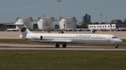Bulgarian Air Charter McDonnell Douglas MD-82 (LZ-LDW) at  Stuttgart, Germany