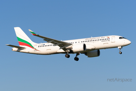 Bulgaria Air Airbus A220-300 (LZ-LON) at  Amsterdam - Schiphol, Netherlands