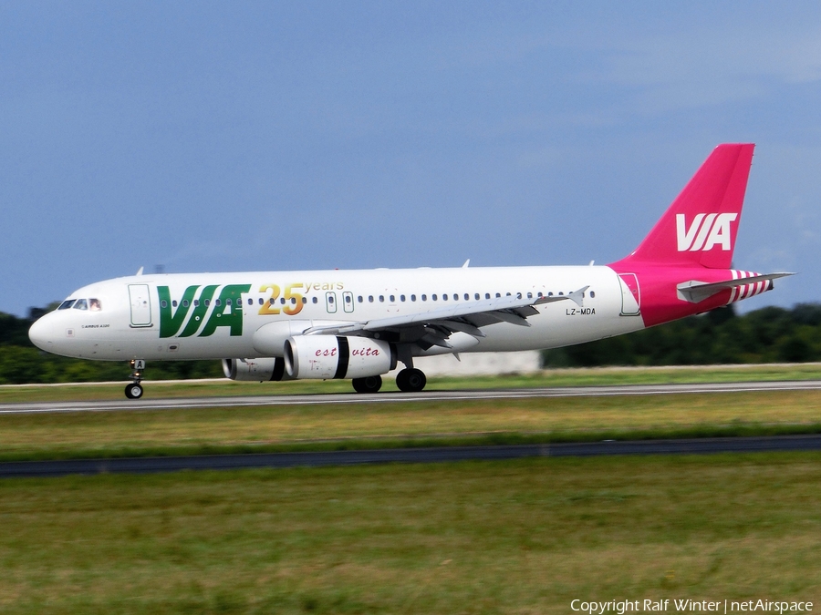 Air VIA Airbus A320-232 (LZ-MDA) | Photo 309884