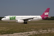 Air VIA Airbus A320-232 (LZ-MDA) at  Hannover - Langenhagen, Germany