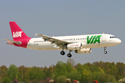 Air VIA Airbus A320-232 (LZ-MDA) at  Hamburg - Fuhlsbuettel (Helmut Schmidt), Germany