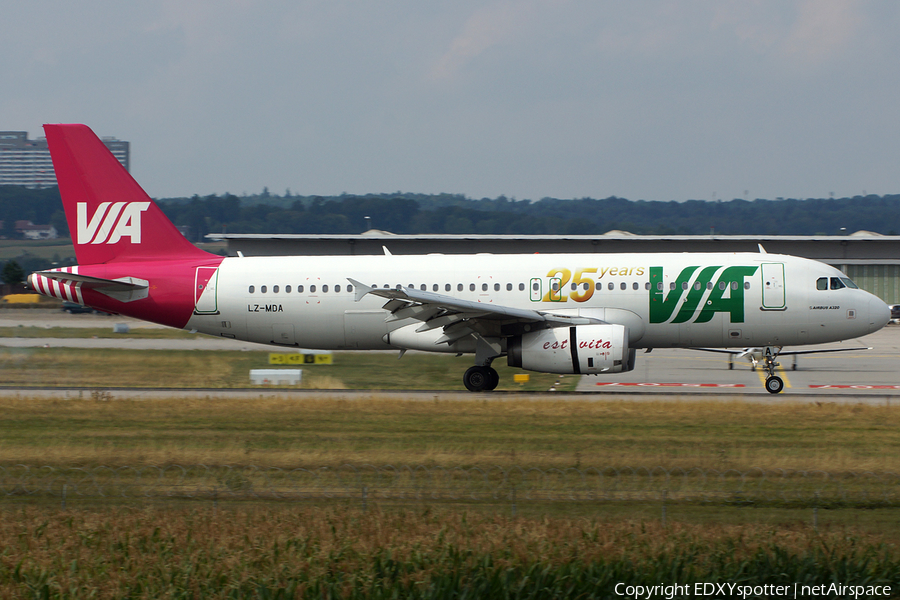 Air VIA Airbus A320-232 (LZ-MDA) | Photo 275898