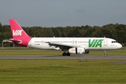 Air VIA Airbus A320-232 (LZ-MDB) at  Hamburg - Fuhlsbuettel (Helmut Schmidt), Germany