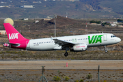 Air VIA Airbus A320-232 (LZ-MDB) at  Tenerife Sur - Reina Sofia, Spain