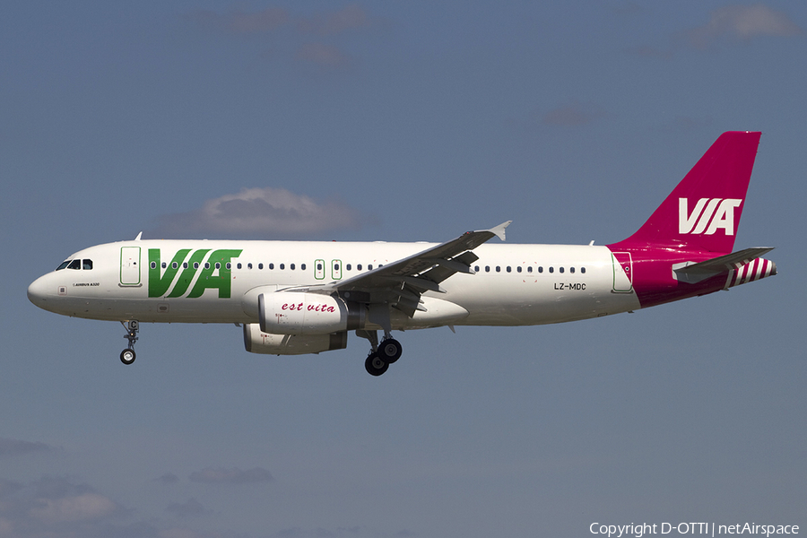 Air VIA Airbus A320-232 (LZ-MDC) | Photo 292868