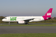 Air VIA Airbus A320-232 (LZ-MDC) at  Paderborn - Lippstadt, Germany