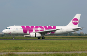 WOW Air Airbus A320-232 (LZ-MDC) at  Amsterdam - Schiphol, Netherlands