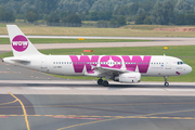 WOW Air Airbus A320-232 (LZ-MDC) at  Dusseldorf - International, Germany
