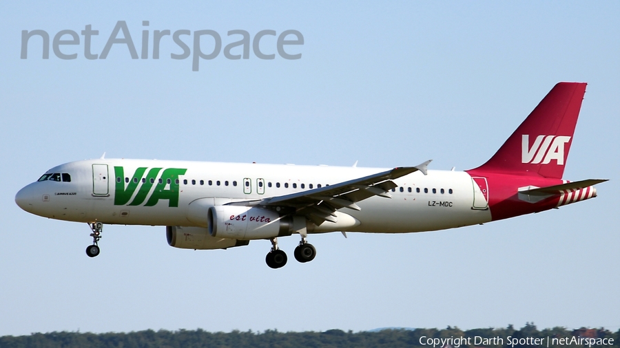 Air VIA Airbus A320-232 (LZ-MDC) | Photo 171892
