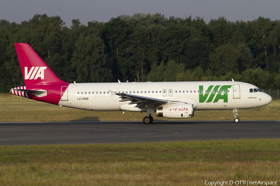 Air VIA Airbus A320-232 (LZ-MDD) | Photo 299527