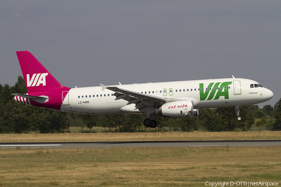 Air VIA Airbus A320-232 (LZ-MDD) | Photo 304850
