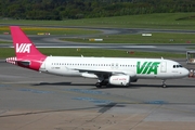 Air VIA Airbus A320-232 (LZ-MDM) at  Hamburg - Fuhlsbuettel (Helmut Schmidt), Germany