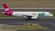 Air VIA Airbus A320-232 (LZ-MDR) at  Dusseldorf - International, Germany