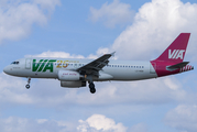Air VIA Airbus A320-232 (LZ-MDR) at  Frankfurt am Main, Germany