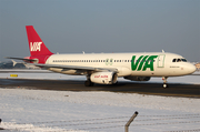 Air VIA Airbus A320-232 (LZ-MDR) at  Salzburg - W. A. Mozart, Austria