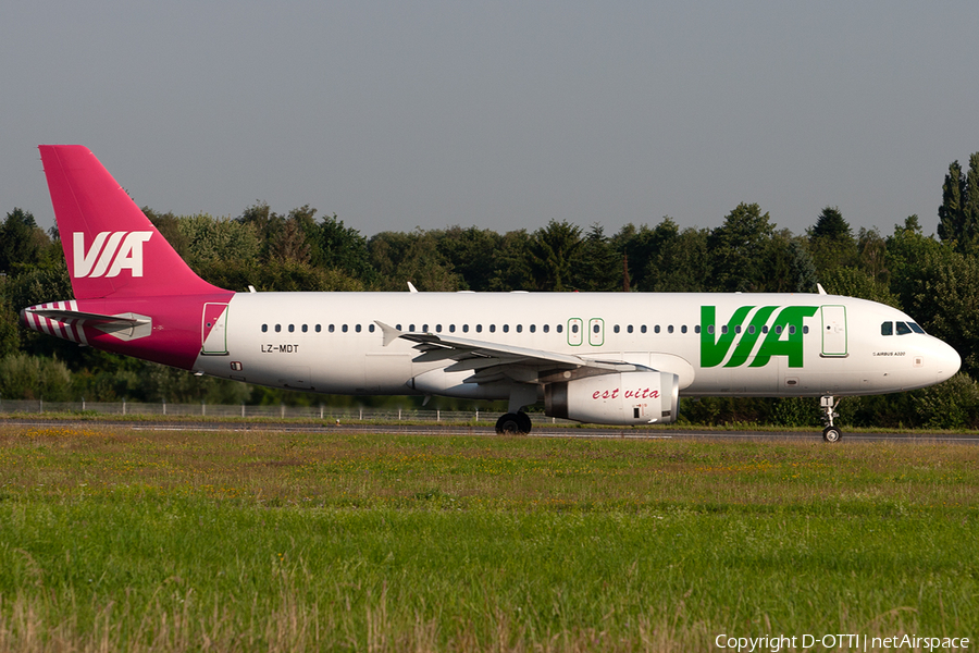 Air VIA Airbus A320-232 (LZ-MDT) | Photo 371996