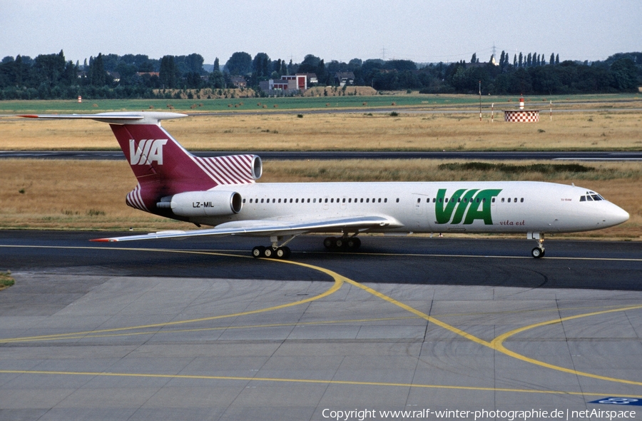 Air VIA Tupolev Tu-154M (LZ-MIL) | Photo 456344