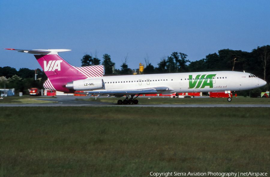 Air VIA Tupolev Tu-154M (LZ-MIL) | Photo 337918