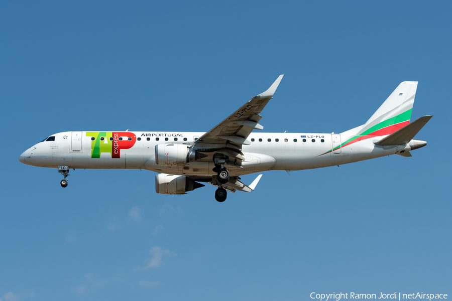 TAP Express (Bulgaria Air) Embraer ERJ-190AR (ERJ-190-100IGW) (LZ-PLO) | Photo 520326