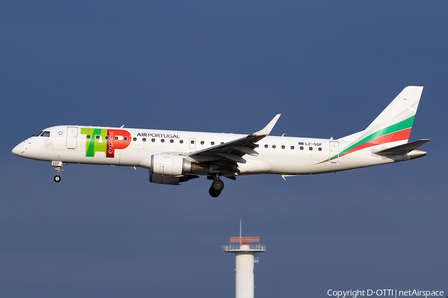 TAP Express (Bulgaria Air) Embraer ERJ-190AR (ERJ-190-100IGW) (LZ-SOF) | Photo 576643