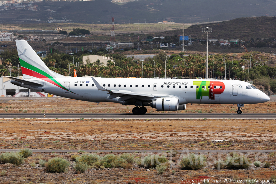 TAP Express (Bulgaria Air) Embraer ERJ-190AR (ERJ-190-100IGW) (LZ-SOF) | Photo 576889