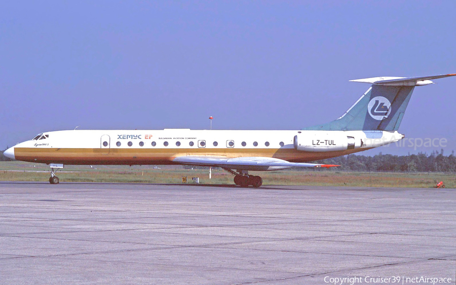 Hemus Air Tupolev Tu-134A-3 (LZ-TUL) | Photo 616319