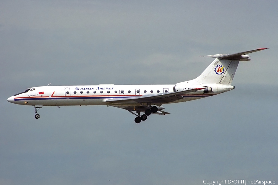 Albanian Airlines Tupolev Tu-134B-3 (LZ-TUT) | Photo 359207