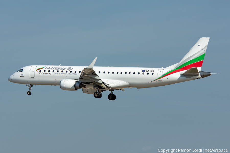 Bulgaria Air Embraer ERJ-190AR (ERJ-190-100IGW) (LZ-VAR) | Photo 260947