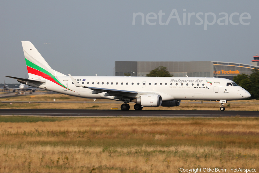 Bulgaria Air Embraer ERJ-190AR (ERJ-190-100IGW) (LZ-VAR) | Photo 80864