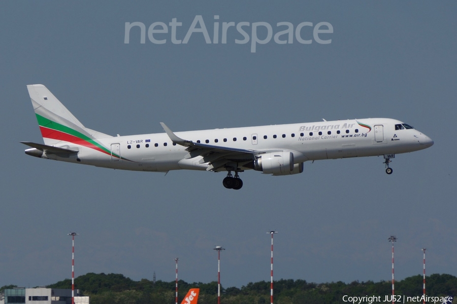 Bulgaria Air Embraer ERJ-190AR (ERJ-190-100IGW) (LZ-VAR) | Photo 325295
