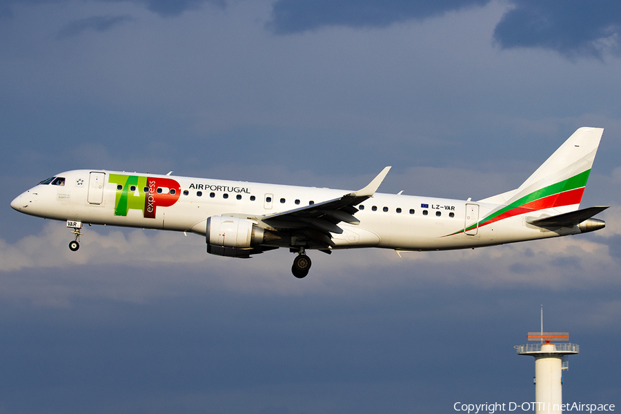 TAP Express (Bulgaria Air) Embraer ERJ-190AR (ERJ-190-100IGW) (LZ-VAR) | Photo 577115