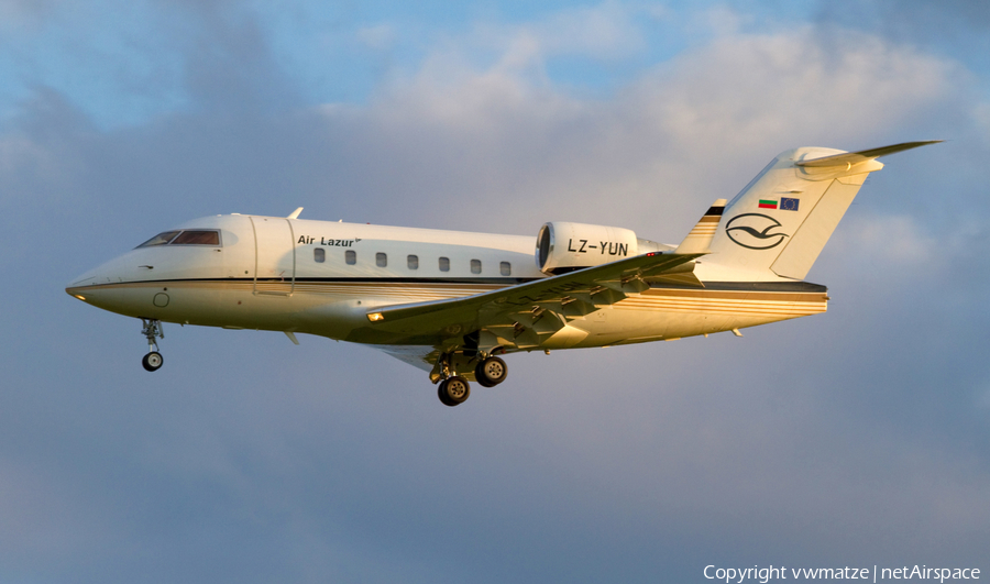 Air Lazur Bombardier CL-600-2B16 Challenger 604 (LZ-YUN) | Photo 188696