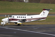 (Private) Beech King Air B200 (M-EGGA) at  Hamburg - Fuhlsbuettel (Helmut Schmidt), Germany