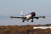 Klaret Aviation Airbus A340-313X (M-IABU) at  Hamburg - Fuhlsbuettel (Helmut Schmidt), Germany