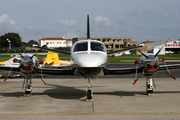(Private) Cessna 425 Conquest I (M-MANX) at  Cascais Municipal - Tires, Portugal