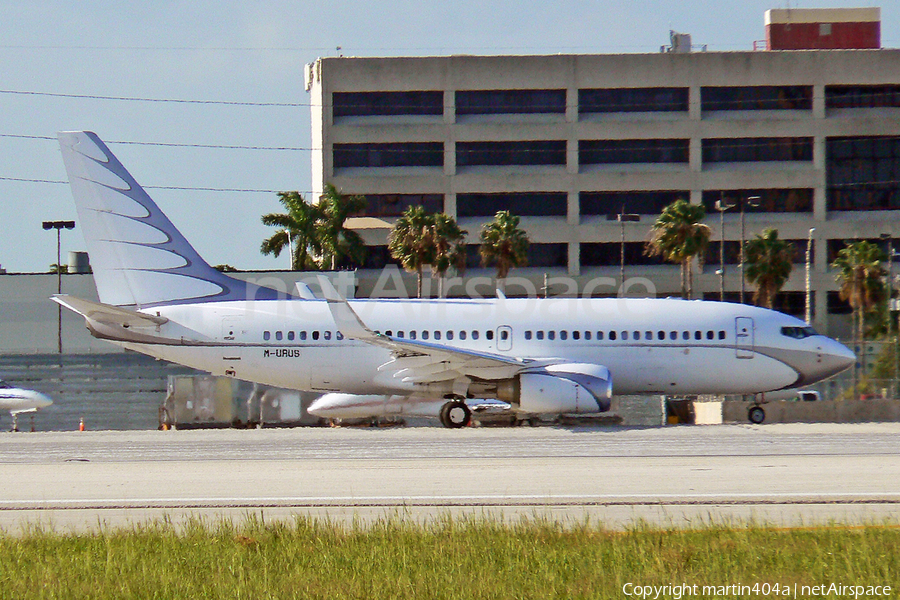 (Private) Boeing 737-7GC(BBJ) (M-URUS) | Photo 13417