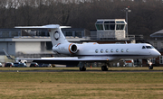 Hampshire Aviation Gulfstream G-V-SP (G550) (M-USIC) at  Bournemouth - International (Hurn), United Kingdom