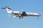 Hampshire Aviation Gulfstream G-V-SP (G550) (M-USIC) at  Farnborough, United Kingdom