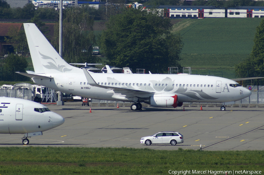 Global Jet Austria Boeing 737-7HE(BBJ) (M-YBBJ) | Photo 160118