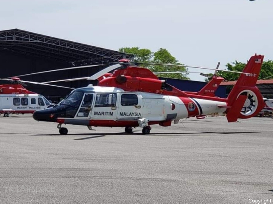 Malaysian Coast Guard Eurocopter AS365N3 Dauphin 2 (M70-01) | Photo 310554