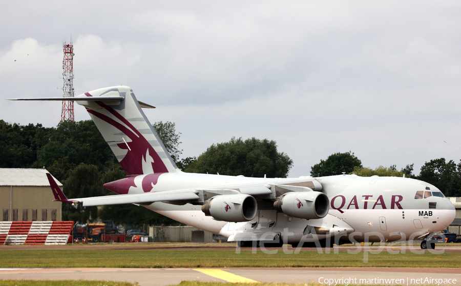 Qatar Emiri Air Force Boeing C-17A Globemaster III (A7-MAB) | Photo 341933