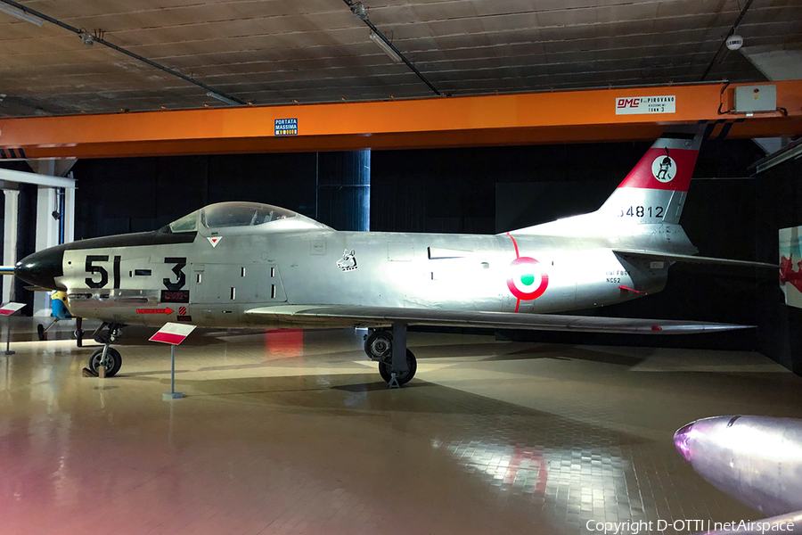 Italian Air Force (Aeronautica Militare Italiana) North American F-86K Sabre (MM55-4812) | Photo 478804