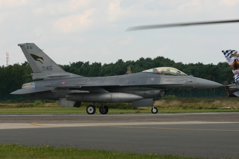 Italian Air Force (Aeronautica Militare Italiana) General Dynamics F-16A ADF Fighting Falcon (MM7245) at  Kleine Brogel AFB, Belgium