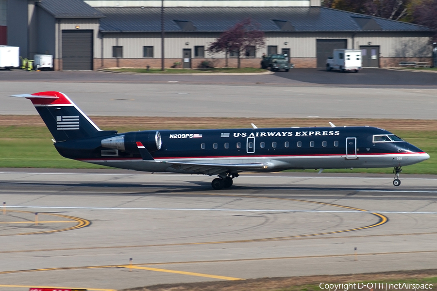 US Airways Express (PSA Airlines) Bombardier CRJ-200ER (N209PS) | Photo 191196